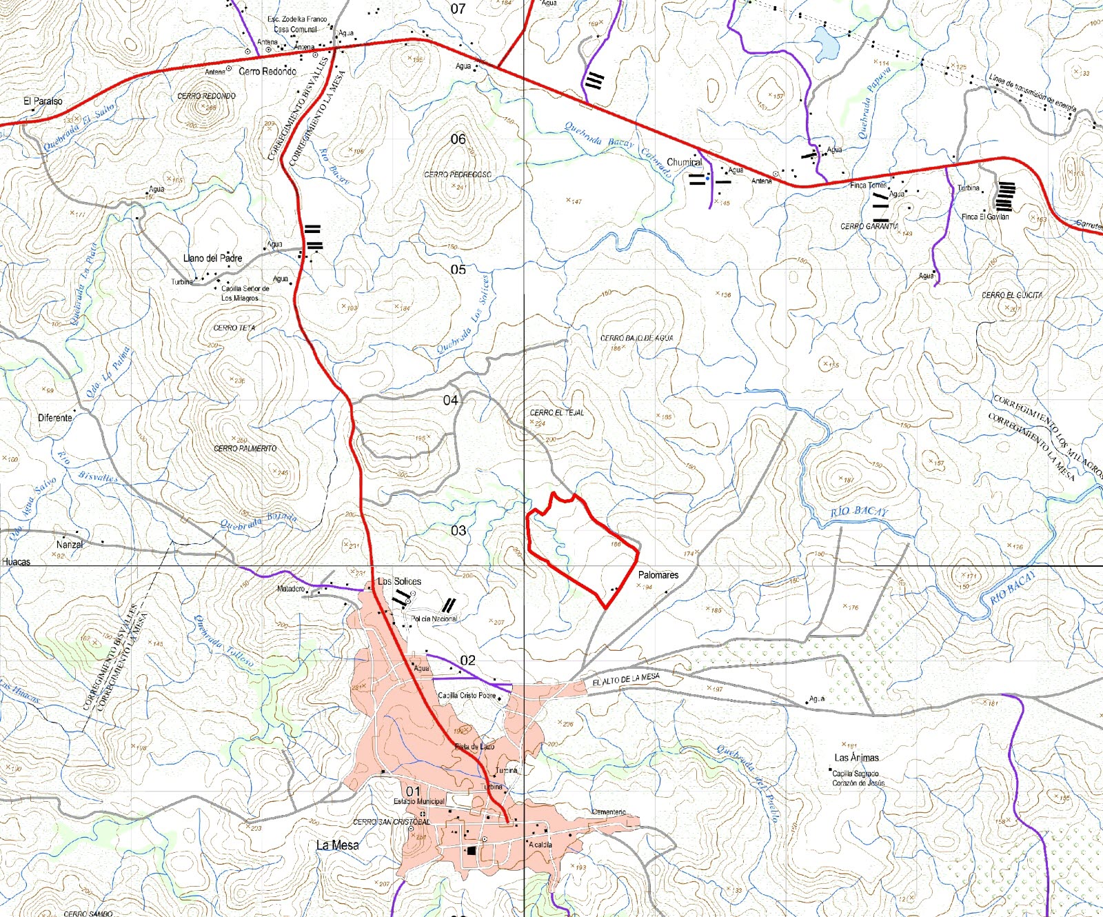 Imagen 4 – ubicación detallada de El Tejal